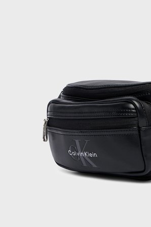 Calvin Klein Logolu Ayarlanabilir Askılı Bel Çantası LV04D3419GUB1 Erkek BEL ÇANTASI LV04D3419G UB1 SİYAH