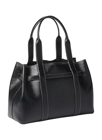 Calvin Klein Siyah Kadın Tote Çanta BUCKLE MEDIUM WORK TOTE
