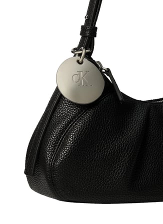 Calvin Klein Siyah Kadın Omuz Çantası ENGRAVED HW SMALL BAG