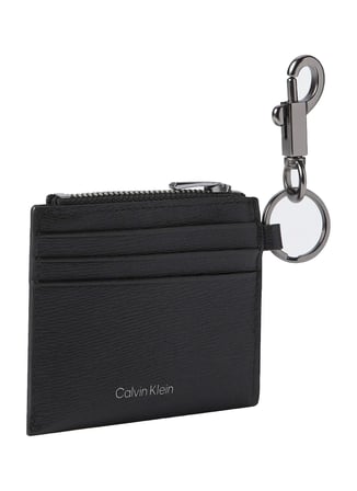 Calvin Klein Siyah Erkek Kartlık EMBLEM HW CARDHOLDER W/ CLIP
