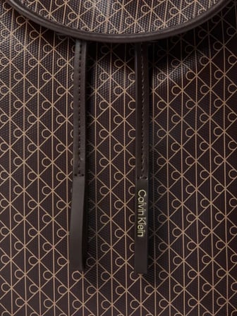 CALVIN KLEIN Kadın Marka Logolu Günlük Kullanıma Uygun Kahverengi Sırt Çantası LV04F3507G 0TK