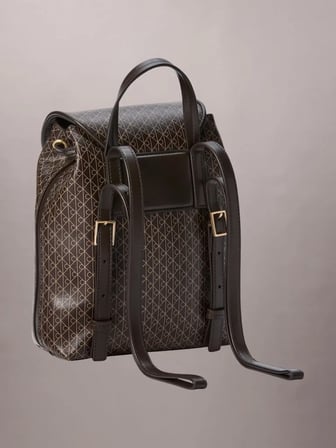 CALVIN KLEIN Kadın Marka Logolu Günlük Kullanıma Uygun Kahverengi Sırt Çantası LV04F3507G 0TK