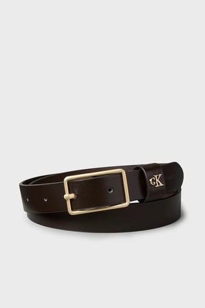 Calvin Klein Deri Logolu Kemer LV04F7050GBAL Bayan KEMER LV04F7050G BAL KAHVE