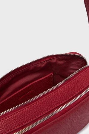 Calvin Klein Logolu Ayarlanabilir Askılı Çanta LV04F3656GXLL Bayan ÇANTA LV04F3656G XLL BORDO
