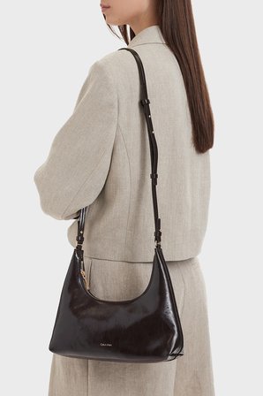 Calvin Klein Logolu Çıkarılabilir Askılı Çanta LV04F3737GBAL Bayan ÇANTA LV04F3737G BAL KAHVE