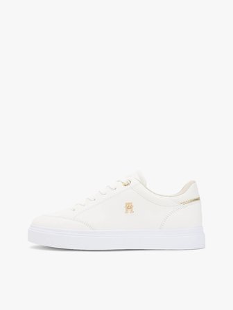 Tommy Hilfiger TH Chic Cupsole Kadın Beyaz Sneaker FW0FW09106YBL