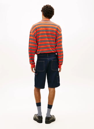 Tommy Jeans Lacivert Erkek Denim Şort DM0DM229741BK Lacivert Denim Şort