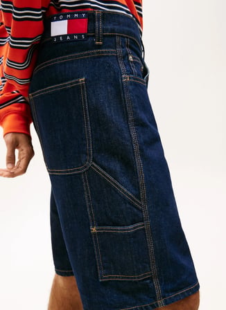 Tommy Jeans Lacivert Erkek Denim Şort DM0DM229741BK Lacivert Denim Şort