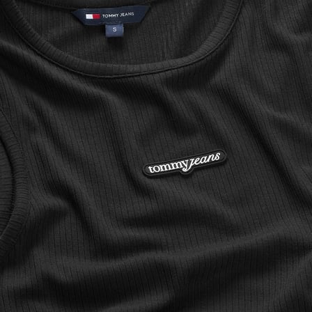 TOMMY HILFIGER Kadın Marka Logolu Günlük Kullanıma Uygun Siyah T-Shirt DW0DW22282 BDS