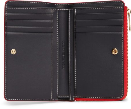 TH ICON BIFOLD WALLET MONOPLAY Kadın Kırmızı Cüzdan - AW0AW18594