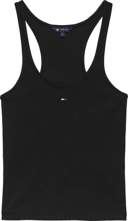 TOMMY HILFIGER Kadın Marka Logolu Günlük Kullanıma Uygun Siyah T-Shirt DW0DW22264 BDS
