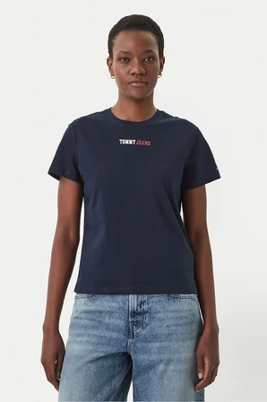 Tommy Jeans Kadın Tişört-DW0DW22277