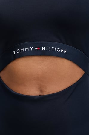 Tommy Hilfiger Kadın Lacivert Pencere Detaylı Mayo UW0UW06367