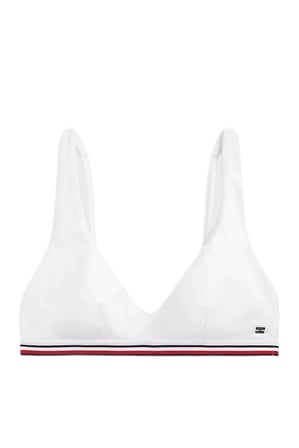 Tommy Hilfiger Kadın Beyaz Bralette Bikini Üstü UW0UW06351