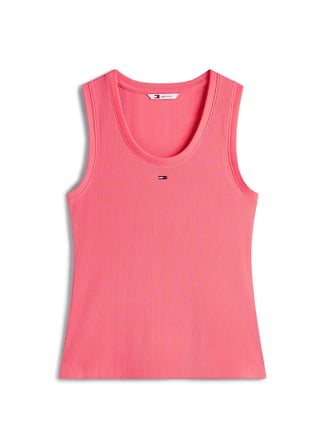 Tommy Jeans Pembe Kadın Atlet TJW ESSENTIAL RIB TANK EXT