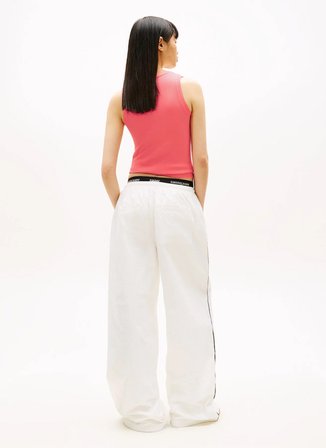 Tommy Jeans Pembe Kadın Atlet TJW ESSENTIAL RIB TANK EXT