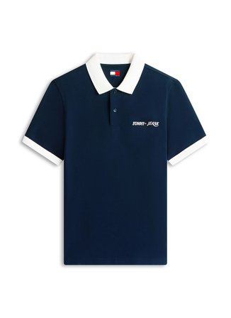Tommy Jeans Lacivert Erkek Polo T-Shirt DM0DM23036C1G Lacivert Polo T-Shirt