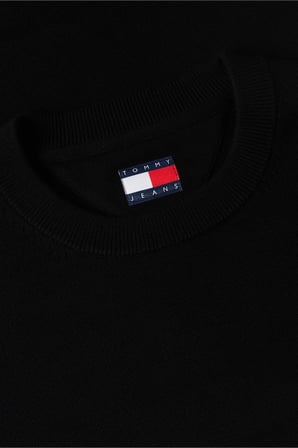 TJM SLIM ESS LIGHT SWEATER EXT Erkek Siyah Kazak - DM0DM22853