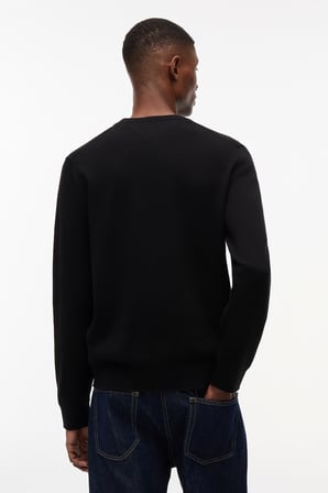 TJM SLIM ESS LIGHT SWEATER EXT Erkek Siyah Kazak - DM0DM22853