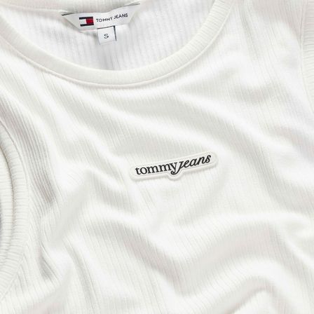 TOMMY HILFIGER Kadın Marka Logolu Günlük Kullanıma Uygun Beyaz1 T-Shirt DW0DW22282 YBL