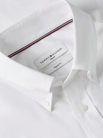 CL OXFORD SOLID SHIRT Erkek Beyaz Gömlek - MW0MW42936