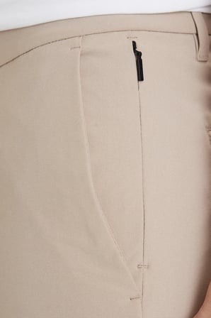 Tommy Hilfiger Regular Fit Normal Bel Düz Paça Pantolon Erkek PANTOLON MW0MW43408 RBT KUM