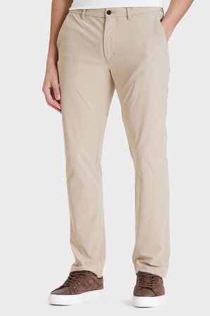 Tommy Hilfiger Regular Fit Normal Bel Düz Paça Pantolon Erkek PANTOLON MW0MW43408 RBT KUM