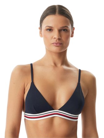Tommy Hilfiger Kadın Lacivert Bikini Üstü UW0UW06350