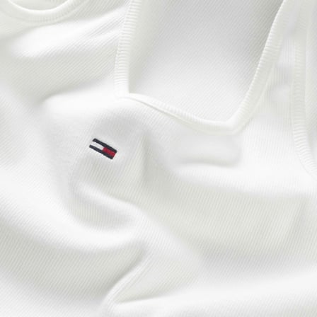 TOMMY HILFIGER Kadın Marka Logolu Günlük Kullanıma Uygun Beyaz1 T-Shirt DW0DW22264 YBL