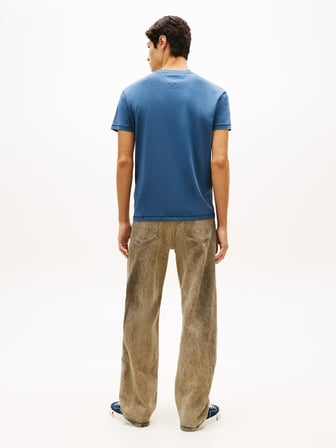 TJM REG LA WAVING FLAG EXT Erkek Mavi T-Shirt - DM0DM22520