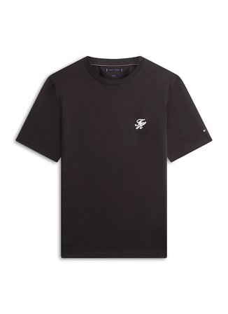 Tommy Hilfiger Siyah Erkek Nakışlı T-Shirt MW0MW43066BDS_SCRIPT MONOGRAM SWIMS