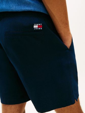 TJM LINEN BLEND PULL-ON SHORT Erkek Mavi Şort - DM0DM22825