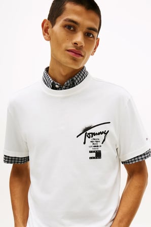 Tommy Jeans Erkek Tişört-DM0DM22553