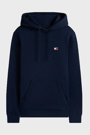 Tommy Jeans Regular Fit Pamuklu Kapüşonlu Sweat Erkek SWEAT DM0DM21922 C1G LACİVERT