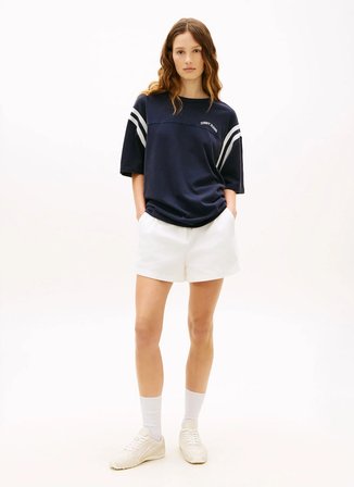Tommy Jeans Ekru Kadın Şort TJW CLAIRE HR PLEATED SHORTS