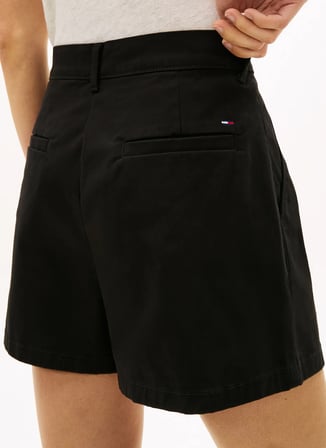 Tommy Jeans Siyah Kadın Şort TJW CLAIRE HR PLEATED SHORTS