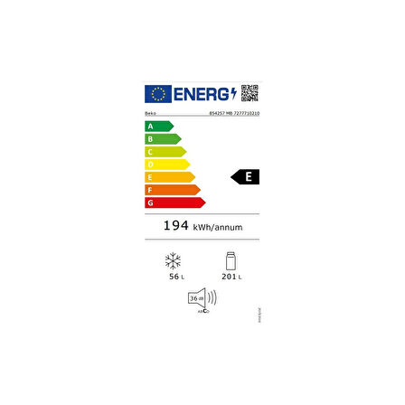Beko 854257 MB Buzdolabı