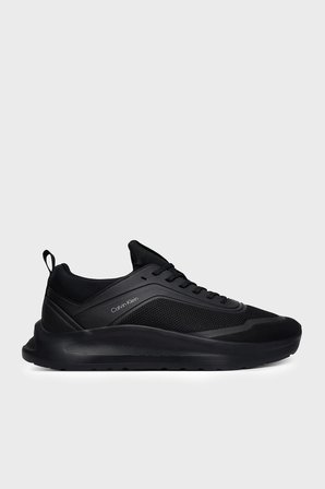Calvin Klein Logolu Sneaker Ayakkabı HM0HM021640GJ Erkek AYAKKABI HM0HM02164 0GJ SİYAH