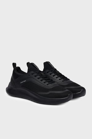 Calvin Klein Logolu Sneaker Ayakkabı HM0HM021640GJ Erkek AYAKKABI HM0HM02164 0GJ SİYAH