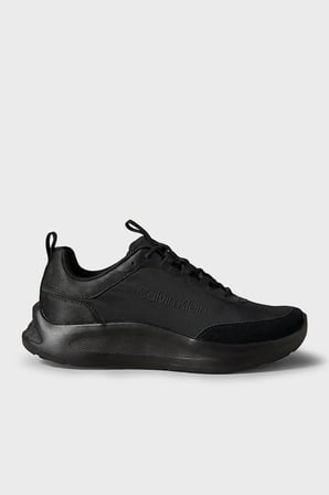 Calvin Klein Süet Detaylı Sneaker Ayakkabı Erkek AYAKKABI HM0HM02342 0GJ SİYAH