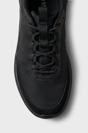 Calvin Klein Süet Detaylı Sneaker Ayakkabı Erkek AYAKKABI HM0HM02342 0GJ SİYAH