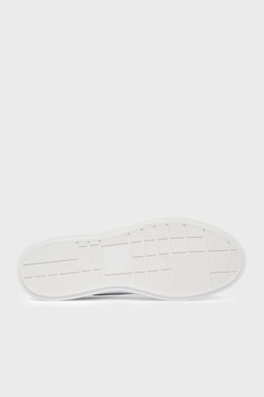 Calvin Klein Deri Logolu Sneaker Ayakkabı HW0HW032950K4 Bayan AYAKKABI HW0HW03295 0K4 BEYAZ