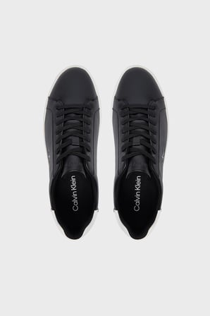 Calvin Klein Deri Logolu Sneaker Ayakkabı HW0HW032950GM Bayan AYAKKABI HW0HW03295 0GM SİYAH