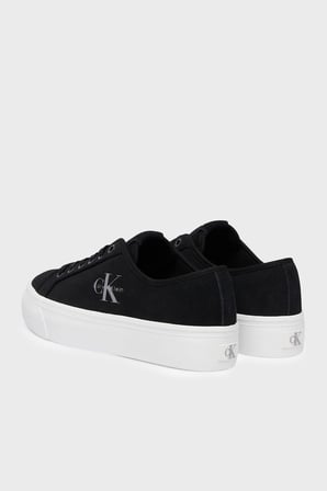 Calvin Klein Deri Karışımlı Logolu Sneaker Ayakkabı HW0HW03088BEH Bayan AYAKKABI HW0HW03088 BEH SİYAH
