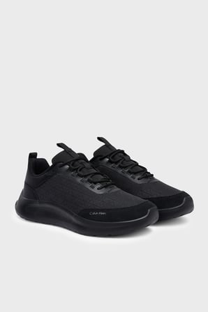 Calvin Klein Logolu Sneaker Ayakkabı HM0HM023430GJ Erkek AYAKKABI HM0HM02343 0GJ SİYAH