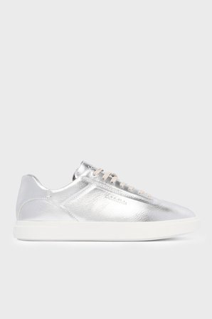 Calvin Klein Deri Logolu Sneaker Ayakkabı HW0HW03289PE6 Bayan AYAKKABI HW0HW03289 PE6 GRİ