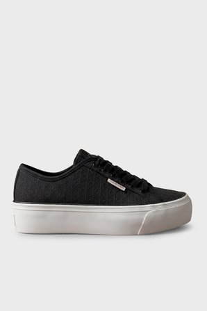 Calvin Klein Logolu Platform Sneaker Ayakkabı HW0HW03265BEH Bayan AYAKKABI HW0HW03265 BEH SİYAH