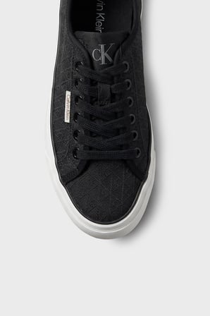 Calvin Klein Logolu Platform Sneaker Ayakkabı HW0HW03265BEH Bayan AYAKKABI HW0HW03265 BEH SİYAH