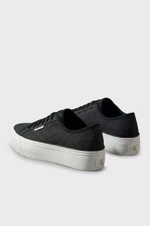 Calvin Klein Logolu Platform Sneaker Ayakkabı HW0HW03265BEH Bayan AYAKKABI HW0HW03265 BEH SİYAH