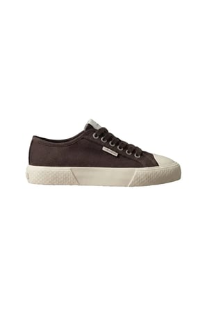 VULC LACE UP CANVAS, 0KQ Kahverengi Kadın Spor Ayakkabı